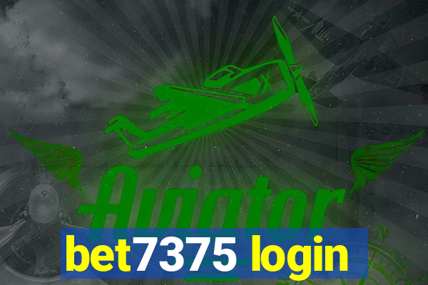 bet7375 login